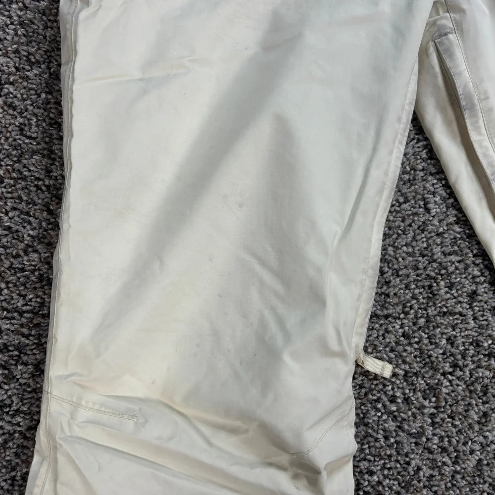 Burton Snowboard Pants Cream Off White Men's M Winter Ski Insulated Trousers
